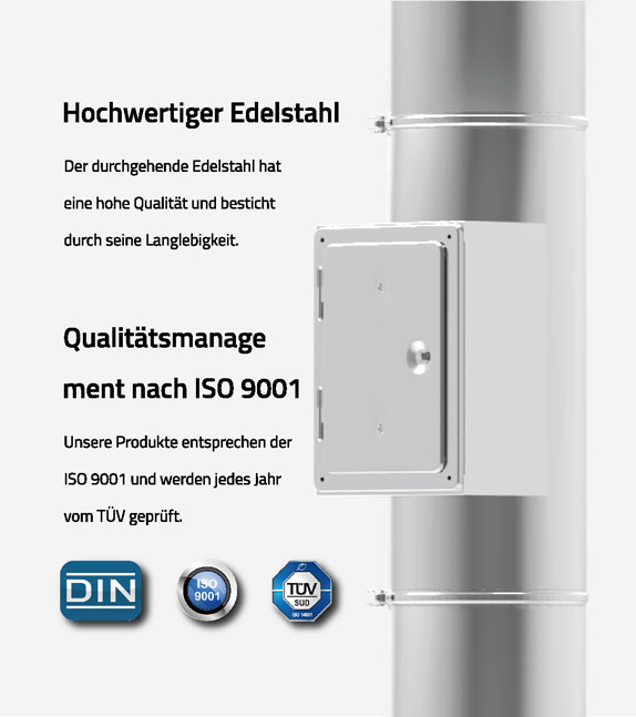 Produktdetail für Edelstahlkamine